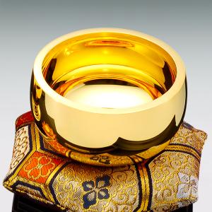 おりん 4.5寸|仏具5品セット 18金製 造...の詳細画像1