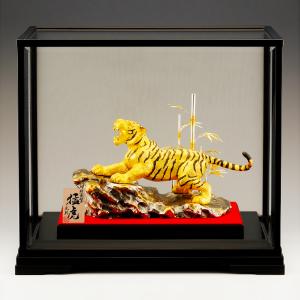 寅 猛虎 Mサイズ|置物 純金製 造幣局ホール...の詳細画像1