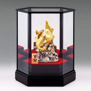 昇り鯉|置物 純金製 造幣局ホールマーク刻印品 節句の詳細画像2