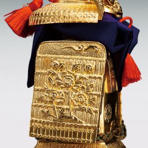 牡丹文様縅大鎧・三鍬形星兜 Lサイズ|置物 純...の詳細画像2
