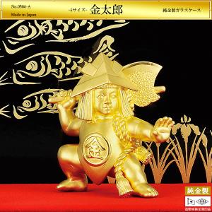 タヌキの置物 ガラスケース付き ふくふくたぬき｜純金製置物/ガラスケース : HIKARI GALLERY