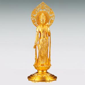 聖観世音菩薩 高さ22cm|仏像 純金製 造幣...の詳細画像1