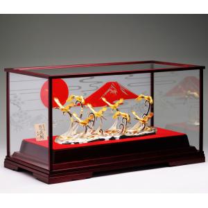 瑞兆飛翔 鶴8羽|置物 純金製 造幣局ホールマ...の詳細画像4