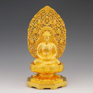 阿弥陀如来 座像 高さ16cm|仏像 純金製 ...の詳細画像1