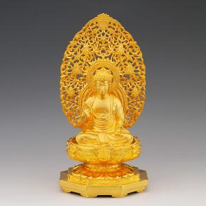 釈迦如来 高さ16cm|仏像 純金製 造幣局ホ...の詳細画像1