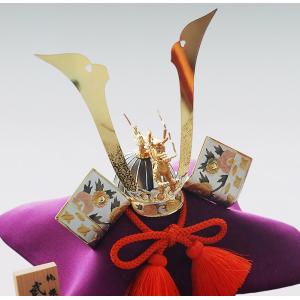 兜 龍|置物 純銀製 4号 節句の詳細画像2