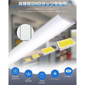 LEDベースライト 逆富士 40W型 2灯相当...の詳細画像3