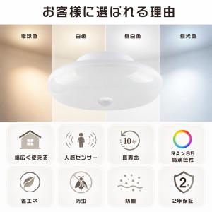 シーリングライト led 人感センサー ライト...の詳細画像1