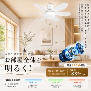 電気代節約 シーリングファンライト E26口金...の詳細画像3