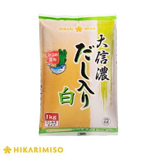 業務用 小分けピロー味噌 大信濃だし入り白みそ1kg 1袋 業務用調味料 業務用食材 おうちごはん ...