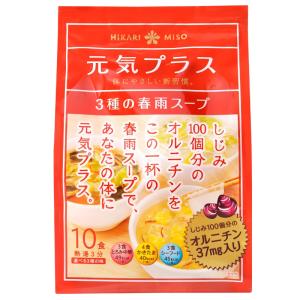 スープ 春雨 お試し1袋 お弁当 ランチ インスタント 即席 ヌードル はるさめ 食品 ひかり味噌 1杯でしじみ100個分オルニチン入りはるさめスープ10食 3種の味｜hikarimiso