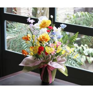 光の楽園 開運8色フラワー 光触媒 造花