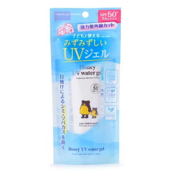 カントリー&amp;ストリーム UVウォータリージェル50+II 45g 子供(4歳以上推奨)と一緒に使える...