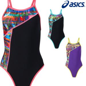 アシックス asics 競泳水着 レディース 練習用 W’Sレギュラー リピーテクス3 競泳練習水着 2162A285