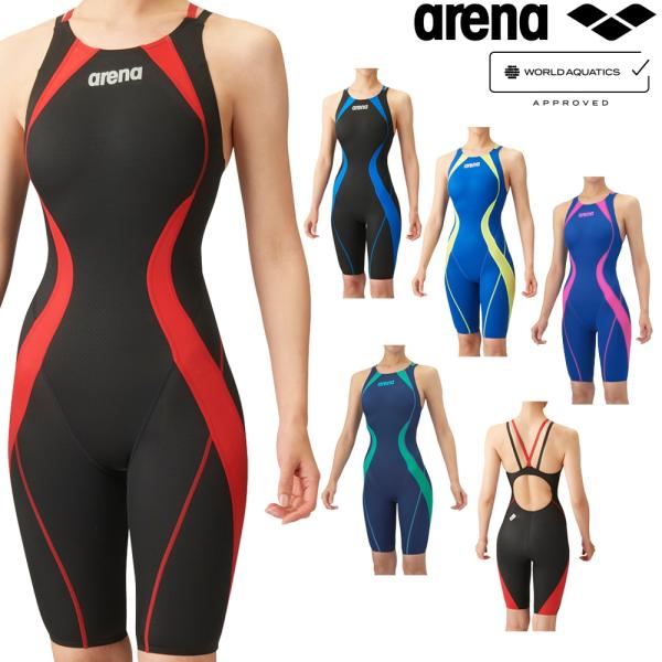 アリーナ ARENA 競泳水着 レディース WA承認モデル レーシングハーフスパッツ オープンバック...