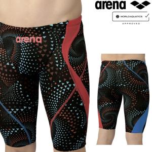 予約7月2日頃出荷予定 アリーナ ARENA 競泳水着 メンズ WA承認 レーシングスパッツ(ハーフレッグ) AQUA XTREME FIREFLOW COLLECTION AS4FRCO9M｜hikarisp