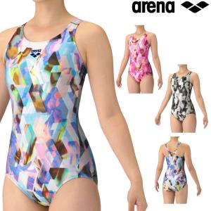 アリーナ ARENA フィットネス水着 レディース フィットネスワンピース Yバック 差し込みパッド パッド付き 2025年秋冬モデル AS5FWF22L