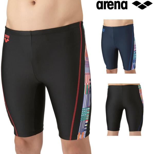 アリーナ ARENA フィットネス水着 メンズ フィットネススパッツ ハーフレッグ ダブルエステル ...