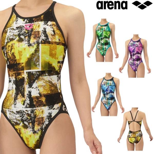 アリーナ ARENA 競泳水着 練習用水着 レディース トレーニングワンピース オープンバック タフ...