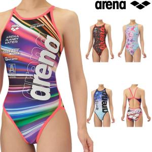 アリーナ 競泳水着 レディース WA承認 ARENA リミック AQUA