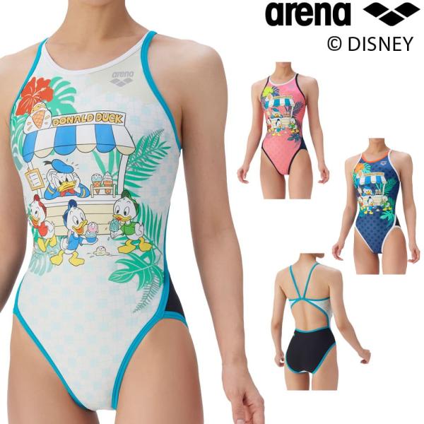 アリーナ ARENA 競泳水着 練習用水着 レディース トレーニングワンピース オープンバック ディ...