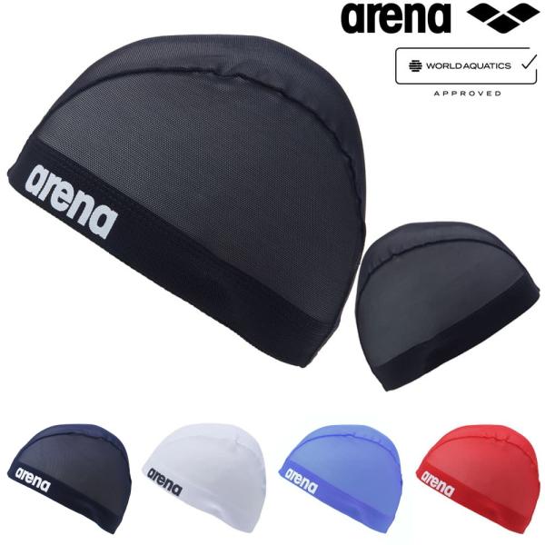 アリーナ ARENA 水泳 メッシュキャップ WA承認 FINA承認 スイムキャップ 水泳帽 水泳小...