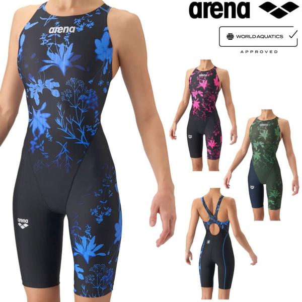 アリーナ ARENA 競泳水着 レディース WA承認 レーシングワンピーススパッツ オープンバック ...