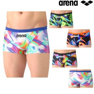 アリーナ ARENA 競泳水着 練習用水着 メンズ タフスーツ タフスキンT2E トレーニングスパッツ ショートレッグ 競泳練習水着 2026年春夏モデル AS6SWM35M