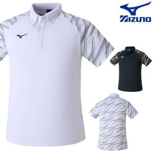 ミズノ MIZUNO ポロシャツ Pre-Futureグラフィック ユニセックス スポーツウェア アパレル 2022年春夏限定企画モデル N2JC2055｜hikarisp