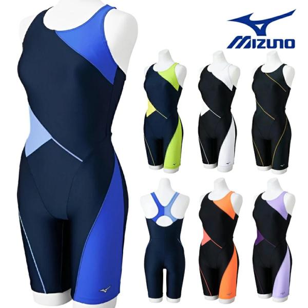 ミズノ MIZUNO フィットネス水着 レディース STROKE ONEオールインワン パッド付き ...