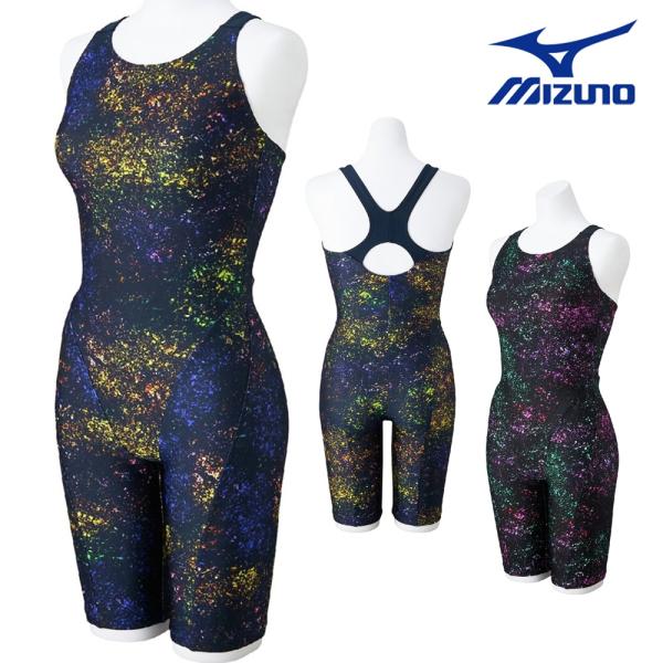 ミズノ MIZUNO フィットネス水着 レディース STROKE ONEオールインワン パッド付き ...