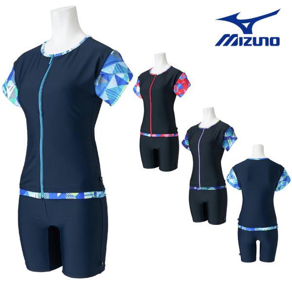 ミズノ MIZUNO フィットネス水着 レディース セパレーツ パッド付き 2025年秋冬モデル N...