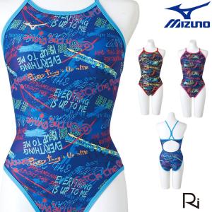 ミズノ MIZUNO 競泳水着 レディース 練習用 ミディアムカット