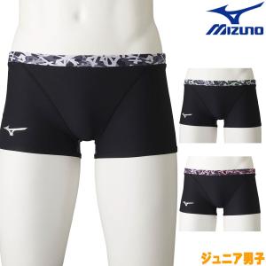 ミズノ MIZUNO 競泳水着 ジュニア男子 練習用 ショートスパッツ EXER SUITS U-Fit 競泳練習水着 N2MB2482｜hikarisp