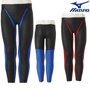 ミズノ MIZUNO 競泳水着 男女兼用 練習用 ロングスパッツ 浮力素材 EXER SUITS FG-II ソニックフィットAC 競泳練習水着 N2MB9579 フラットスイム理論｜hikarisp