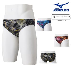 ミズノ MIZUNO 競泳水着 メンズ WORLD AQUATICS承認 STREAM ACE Vパンツ ストリームフィットA 2024年春夏モデル N2MBB245｜SWIMSHOPヒカリスポーツ