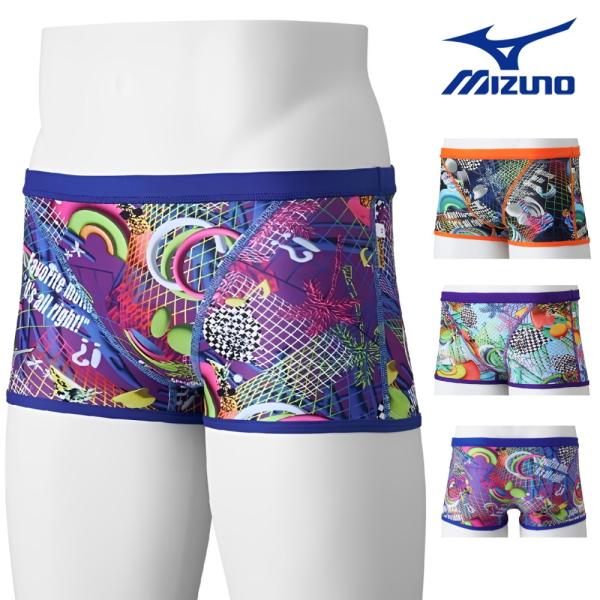 ミズノ MIZUNO 競泳水着 練習用水着 メンズ エクサースーツ ショートスパッツ EXER SU...