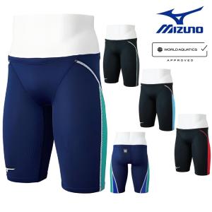 ミズノ MIZUNO 競泳水着 メンズ WA承認モデル GX・SONIC STREAM ハーフスパッツ 2025年秋冬モデル N2MBC526 fina マーク あり｜SWIMSHOPヒカリスポーツ