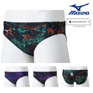 ミズノ MIZUNO 競泳水着 メンズ WA承認モデル STREAM ACE Vパンツ ストリームフィットA 2025年春夏モデル N2MBC545 fina マーク あり｜hikarisp