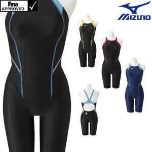 ミズノ MIZUNO 競泳水着 レディース fina承認 ハーフスーツ（レースオープンバック）