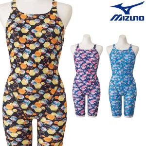 ミズノ MIZUNO 競泳水着 レディース 練習用水着 エクサースーツ ハーフスーツ U-Fit 寺川綾コレクション 競泳練習水着 2021年春夏限定企画モデル  N2MG1275