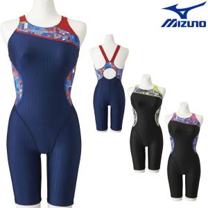 ミズノ MIZUNO 競泳水着 レディース ハーフスーツ（マスターズバック）