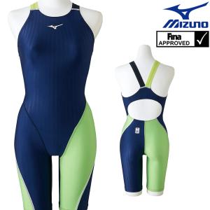 ミズノ MIZUNO 競泳水着 レディース fina承認 ハーフスーツ(レースオープンバック)