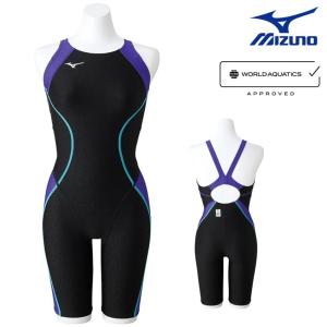 ミズノ MIZUNO 競泳水着 レディース fina承認 ST Lala ハーフスーツ(マスターズバック)