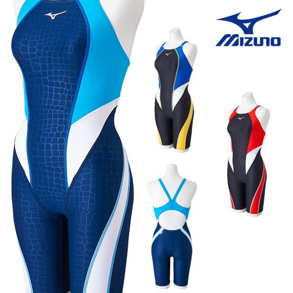 ミズノ MIZUNO 競泳水着 レディース 練習用 エクサースーツ ハーフスーツ EXER SUIT...