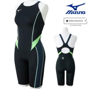 ミズノ MIZUNO 競泳水着 レディース WA承認モデル GX・SONIC STREAM ハーフスーツ マスターズバック オールインワン N2MGC735 fina マーク あり