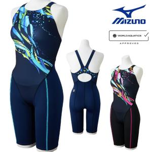 ミズノ MIZUNO 競泳水着 レディース WA承認モデル ST Graphic ハーフスーツ マスターズバック オールインワン 2026年春夏モデル N2MGD242 fina マーク あり｜SWIMSHOPヒカリスポーツ