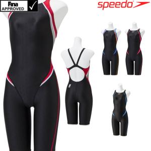 スピード SPEEDO 競泳水着 レディース FINA承認 オープンバックニースキン