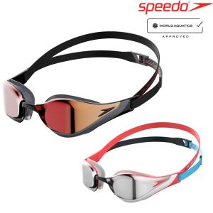 ミラーゴーグル 水泳 スピード SPEEDO ファストスキンピュアフォーカスミラー FINA承認 スイミング レーシング 競泳 2022年春夏モデル SE01951-4｜hikarisp