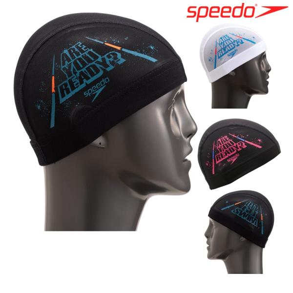スピード SPEEDO 水泳 メッセージメッシュキャップ スイムキャップ 水泳帽 水泳小物 SE12...